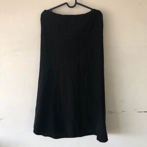 Vintage Dressbarn A-Line Ankle Length Skirt size 10 medium black